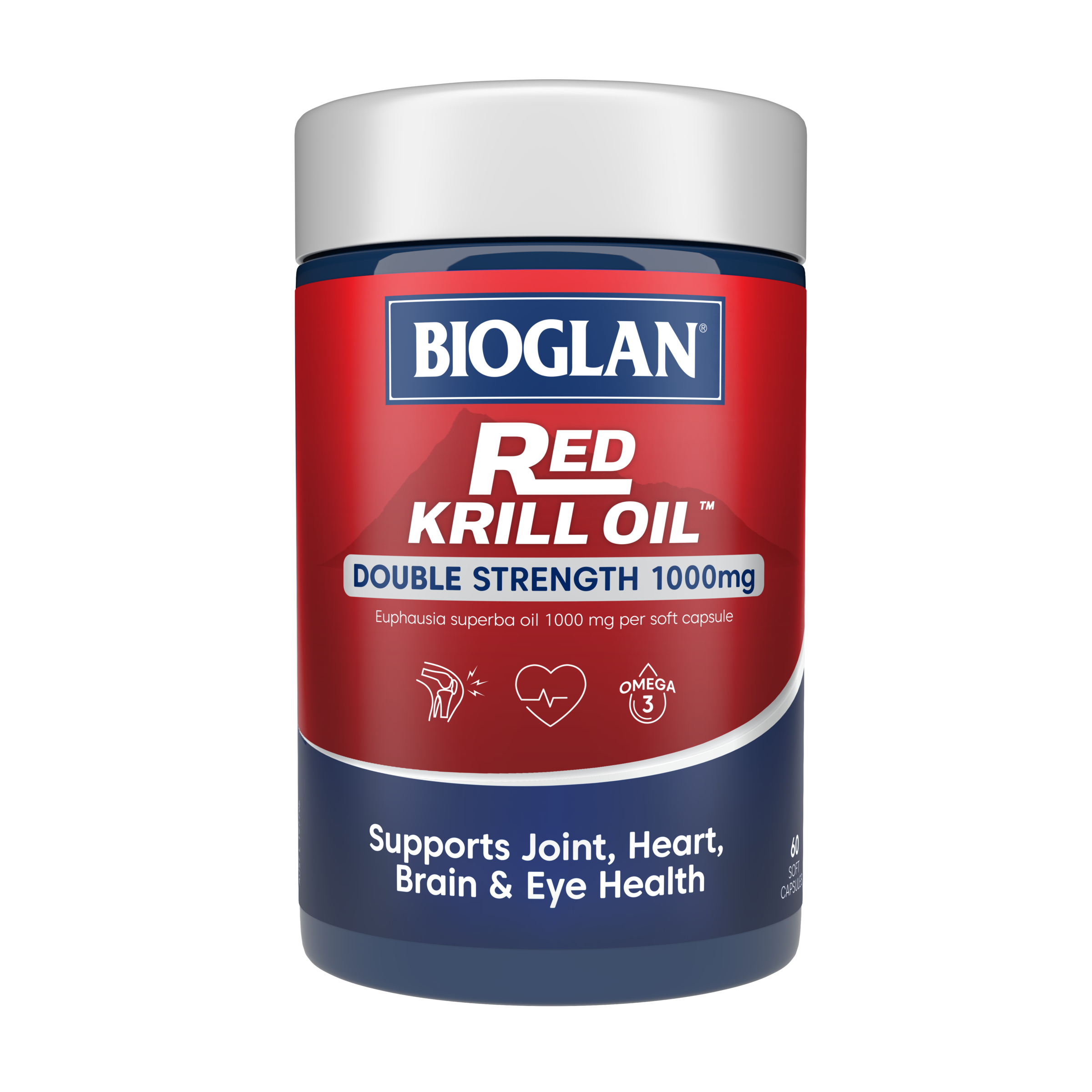 Bioglan Red Krill Oil Double Strength 1000mg 60s