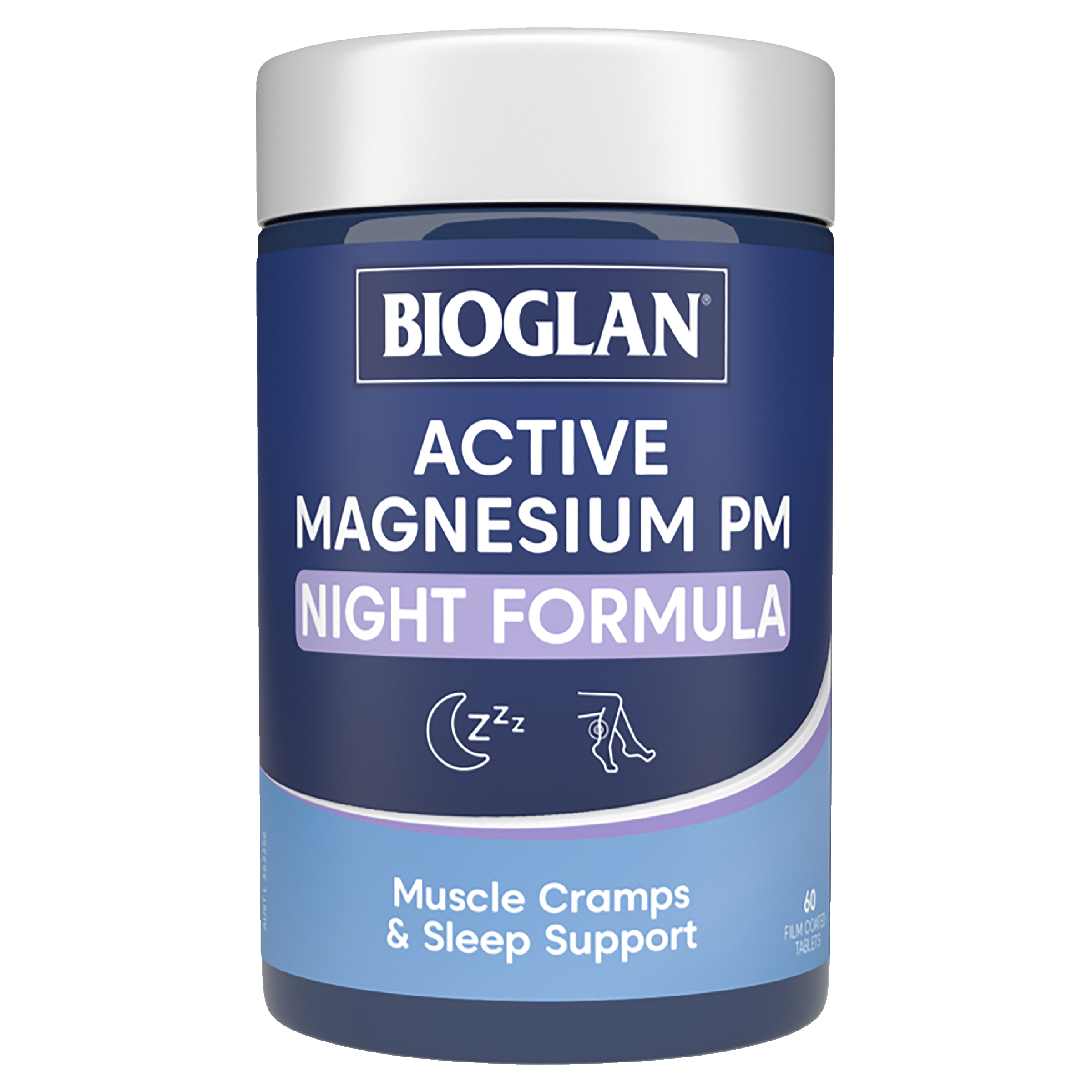 Bioglan Active Magnesium PM Night Formula 60 Tablets