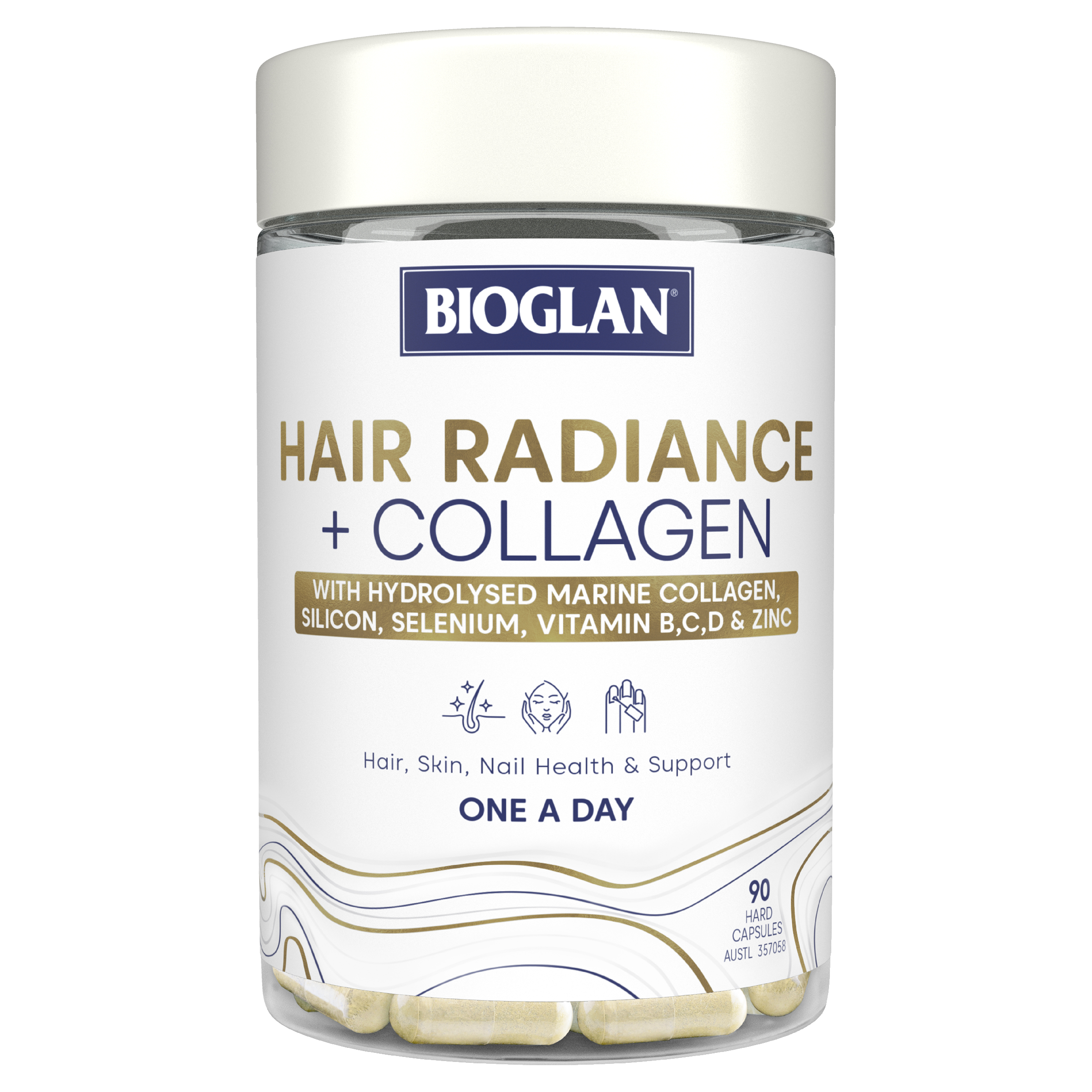 Bioglan Hair Radiance + Collagen 90 Capsules