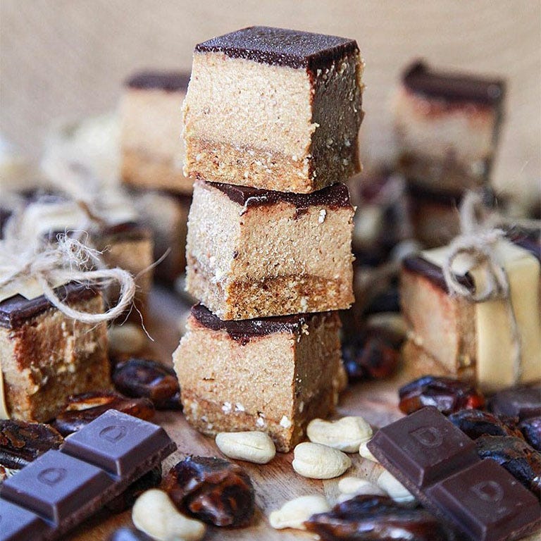 Raw Vegan Caramel Slice